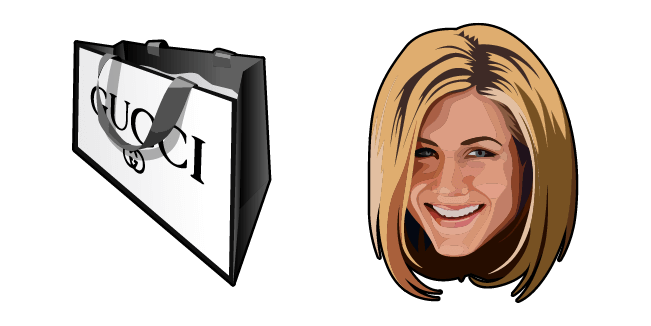 Friends Rachel Greene & Gucci Package Cursor