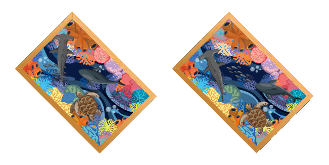 Ocean Folk Art Sea Life Animated Cursor