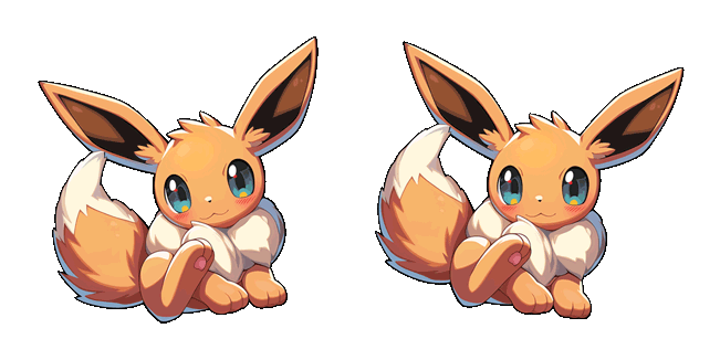 Pokemon Cute Eevee Animated Cursor
