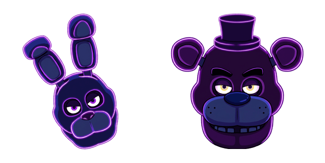 Five Nights at Freddy's Shadow Bonnie & Shadow Freddy Cursor