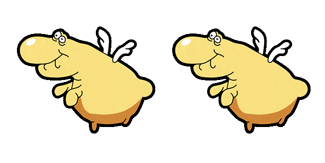 Pizza Tower Cheese Dragon Animated Cursor