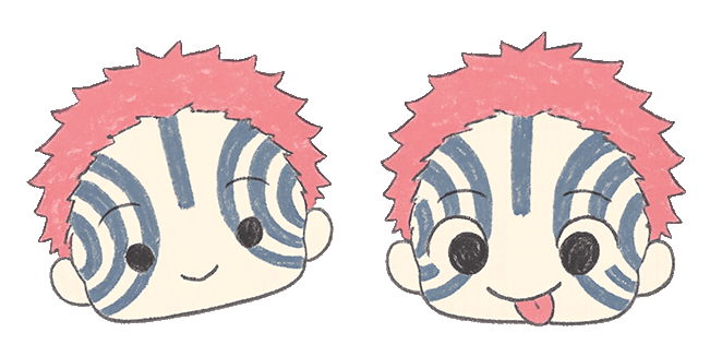 Demon Slayer Cute Akaza Animated Cursor
