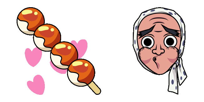 Demon Slayer Hotaru & Mitarashi Dango Animated Cursor