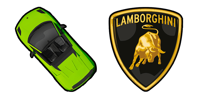 Green Lamborghini Gallardo Spyder Cursor