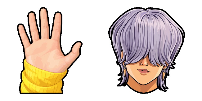KPop Demon Hunters Mystery Saja Animated Cursor