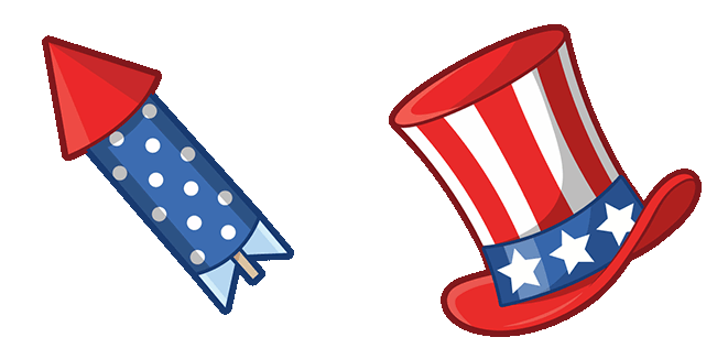 4th of July Independence Day Animated Cursor