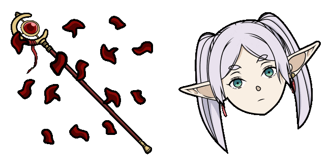 Frieren & Scepter Animated Cursor
