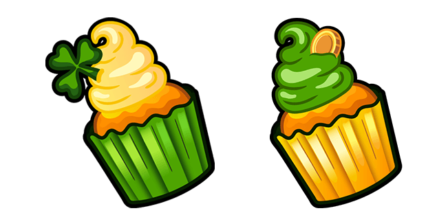 St. Patrick's Day Cupcakes Cursor
