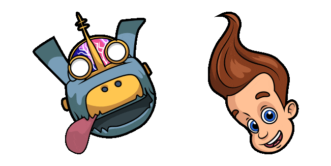 Jimmy Neutron & Goddard Animated Cursor