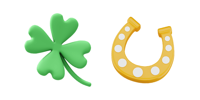 Lucky Clover & Horseshoe 3D Cursor