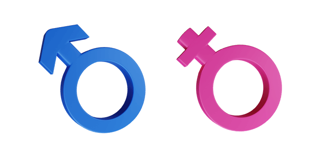 Male & Female Gender 3D Cursor