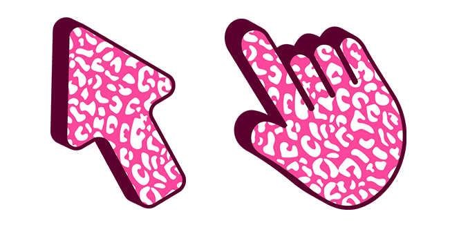 Pink Cheetah Print Cursor