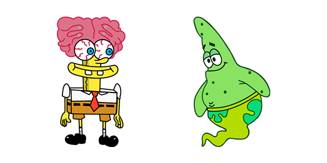 Spongebob Zombie & Ghost Patrick Cursor