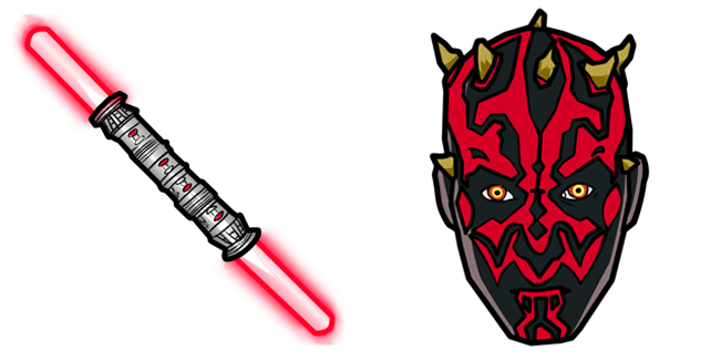 Star Wars Darth Maul & Lightsaber Cursor