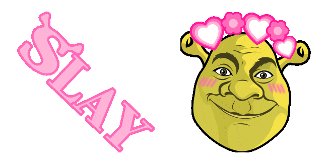 Preppy Shrek & Slay Animated Cursor