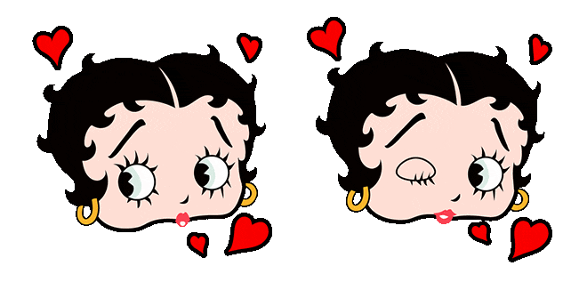 Betty Boop Winking Animated Cursor