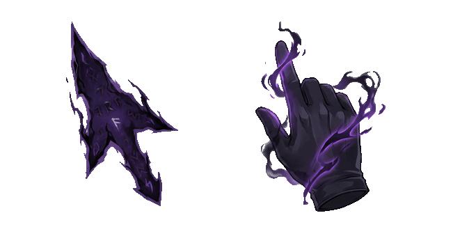 Solo Leveling Shadow Arrow & Monarch Hand Animated Cursor