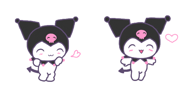 Sanrio Kuromi Jumping Animated Cursor