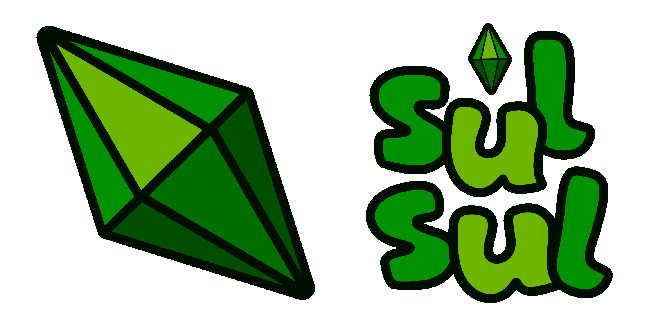 The Sims Plumbon & Sul Sul Animated Cursor