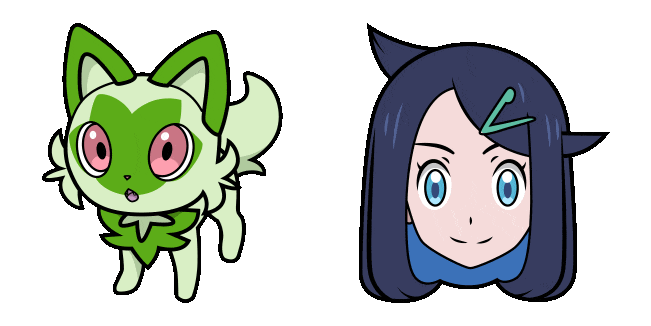 Pokemon Horizon Liko & Floragato Animated Cursor