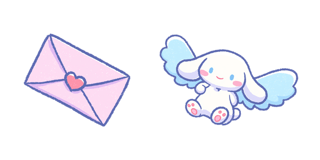Valentine's Day Letter & Cinnamoroll Angel Cursor