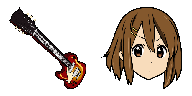 K-ON! Yui Hirasawa & Guitar Animated Cursor
