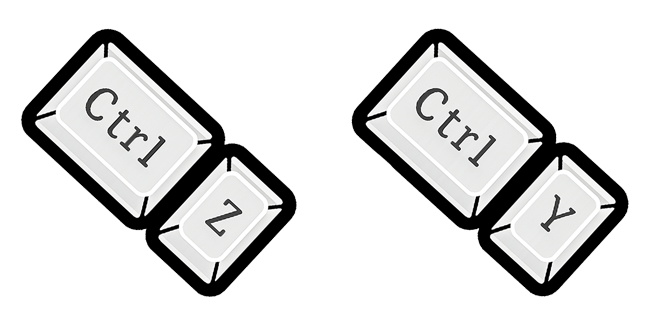 Ctrl Z & Ctrl Y Combo Cursor