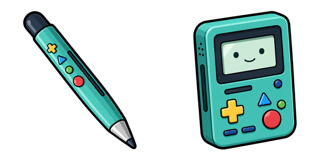 Adventure Time BMO Tablet & Pen Cursor
