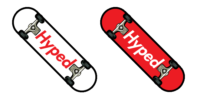 Supreme Skateboard Animated Cursor