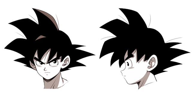Dragon Ball Black & White Goku Cursor