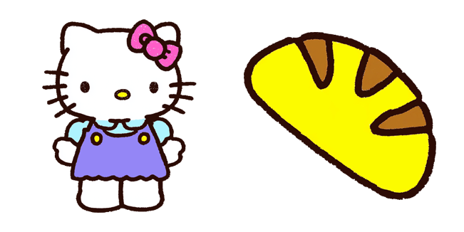 Sanrio Hello Kitty & Yellow Bread Cursor