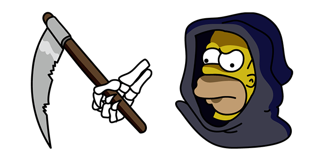 The Simpsons Homer Grim Reaper Cursor