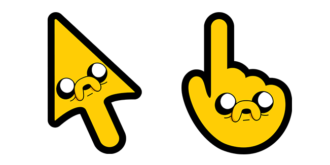 Adventure Time Jake the Dog Arrow Cursor