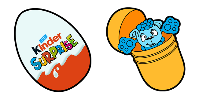 Kinder Surprise & Egg with Toy Cursor