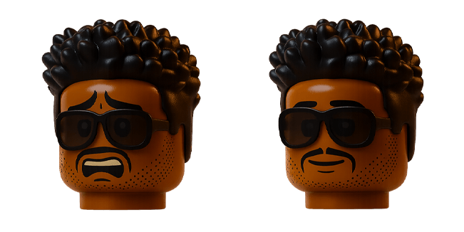 The Weeknd LEGO Head Cursor