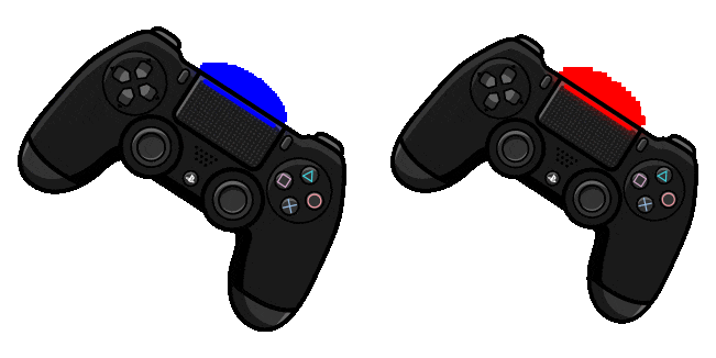 Black PS4 Dualshock Animated Cursor
