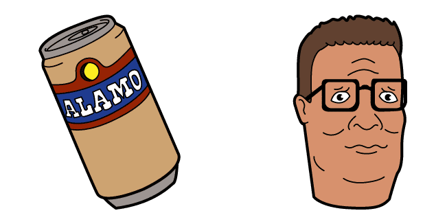 King of the Hill Hank & Alamo Beer Cursor