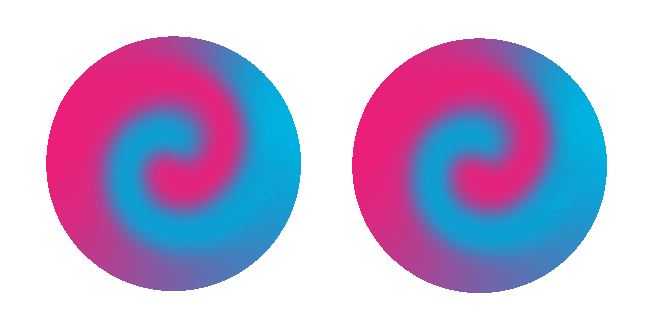 Pink & Blue Aura Swirl Animated Cursor