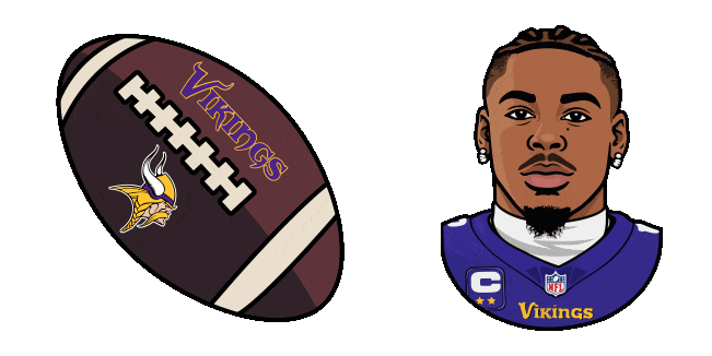 Justin Jefferson & Bal Animated Cursor