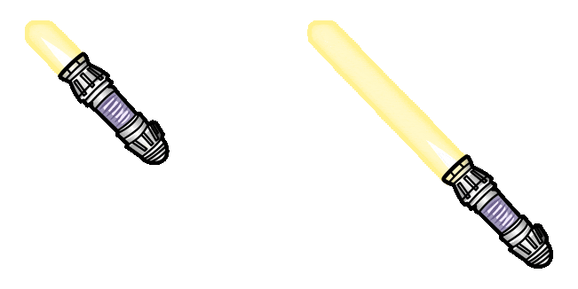 Star Wars Rey Lightsaber Animated Cursor