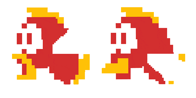 Super Mario Cheep-Cheep Pixel Animated Cursor