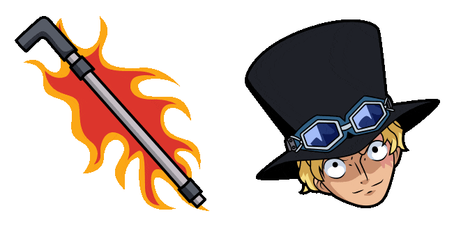 One Piece Sabo & Pipe Animated Cursor