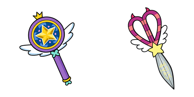 Star vs. the Forces of Evil Royal Magic Wand & Magic Scissors Cursor