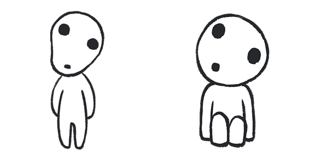 Princess Mononoke Kodamas Cursor