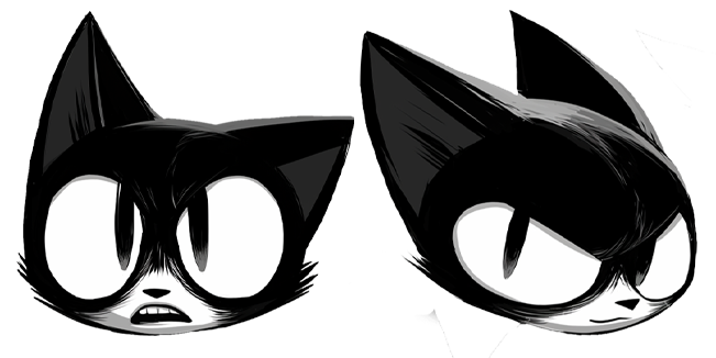 Curious Black Cat Cursor