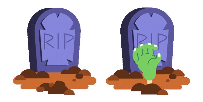 Halloween Hand From the Grave Animated Cursor