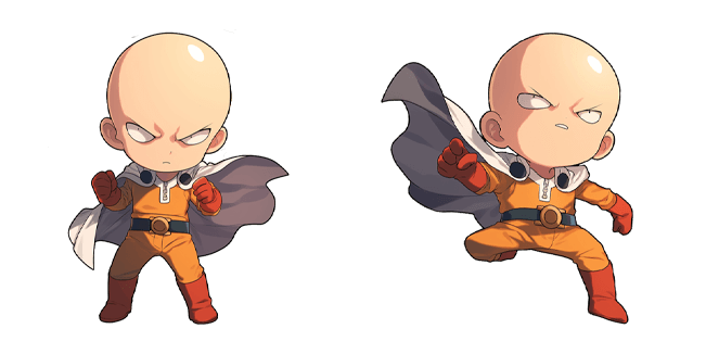 One-Punch Man Cool Chibi Saitama Cursor