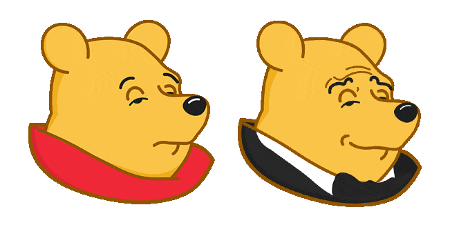 Tuxedo Winnie the Pooh Meme Animated Cursor