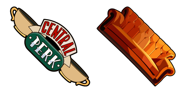 Friends Central Perk Logo & Couch Cursor