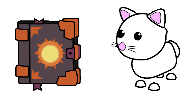 Adopt Me! Snow Cat & Sun Tome Animated Cursor